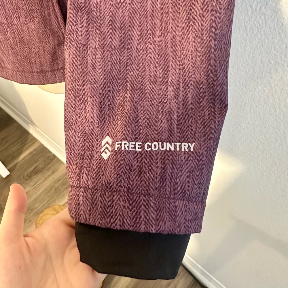 Free Country Jacket Fleece Line Super Softshell Full Zip XL Wind Water Resistant - Picture 10 of 12